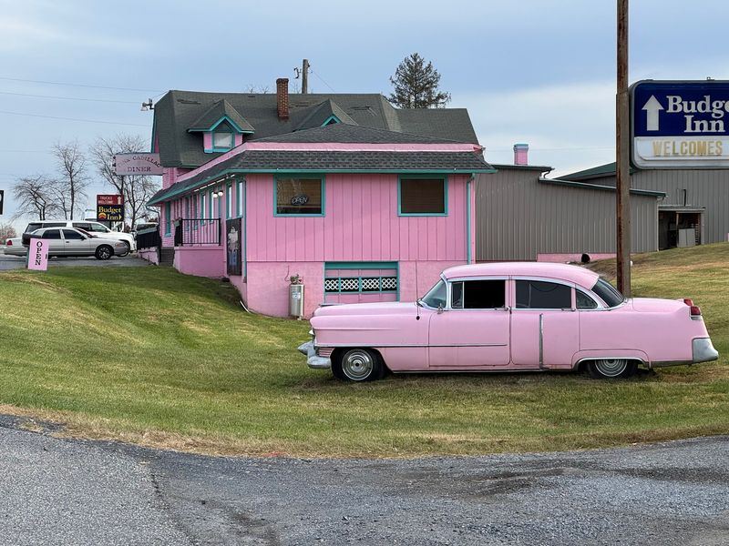 A Giant Pink Cadillac Is Your First Clue
