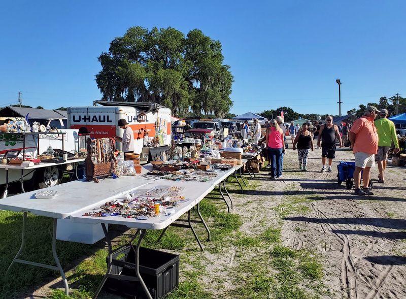 Wander Through Row After Row Of Vendors