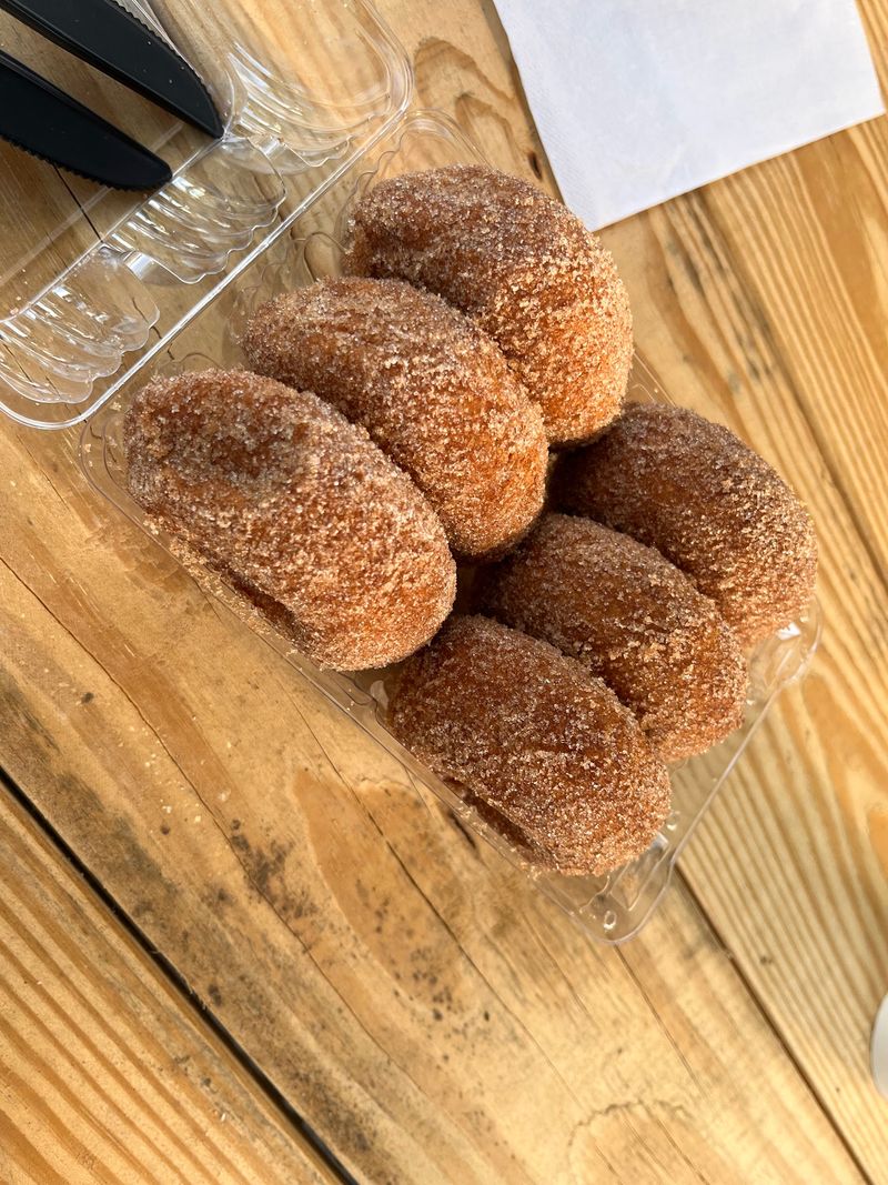 Apple Butter Cinnamon Doughnuts at The Apple House