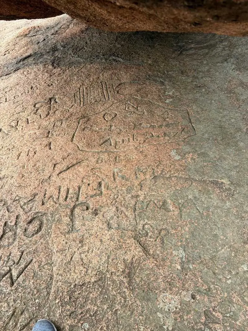 Names Miners Left in the Granite