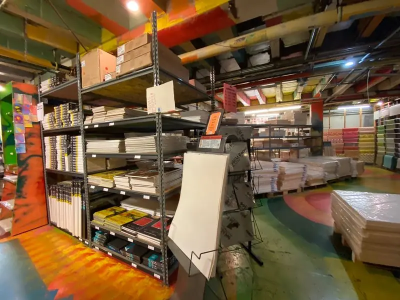 Sketchbooks, Canvases, And A Whole Section Built Around Paper