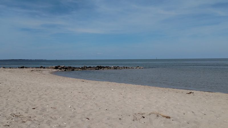 Your Reward Is a Quiet Soundside Beach With Big Views