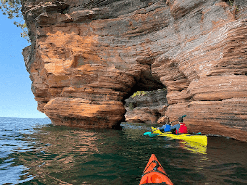 A Kayak View Inside the Caves