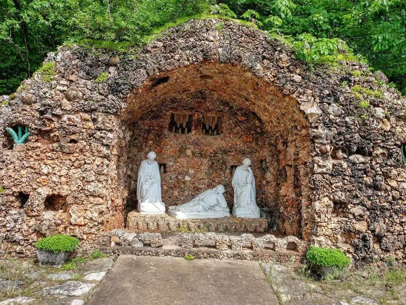 Christmas Comes Early Inside A Little Stone Cave