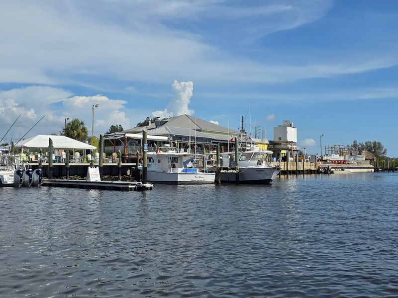 The Boats Behind Your Dinner Belong To The Restaurant