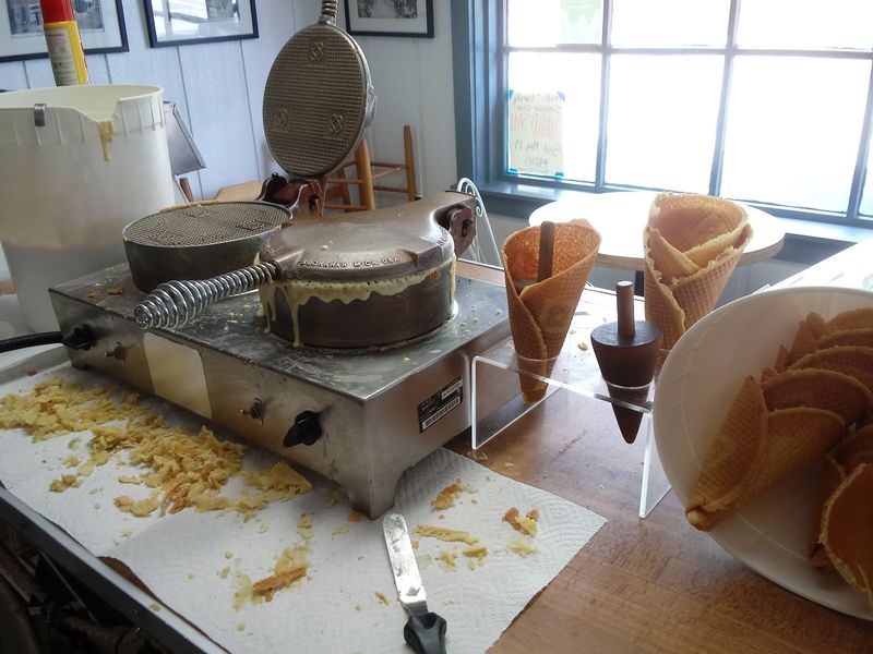 Those Hand-Rolled Waffle Cones Are The Real Headliner