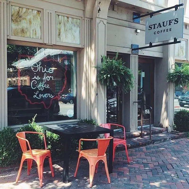 A Brick-Street Break at Stauf's Coffee Roasters, Columbus