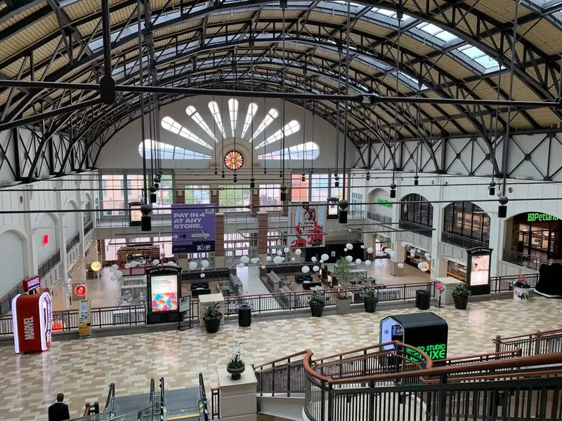 The Food Court Was Designed After A Famous Train Depot