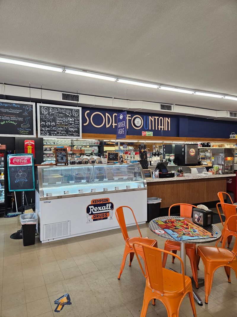 Notice the Welcome Behind the Counter
