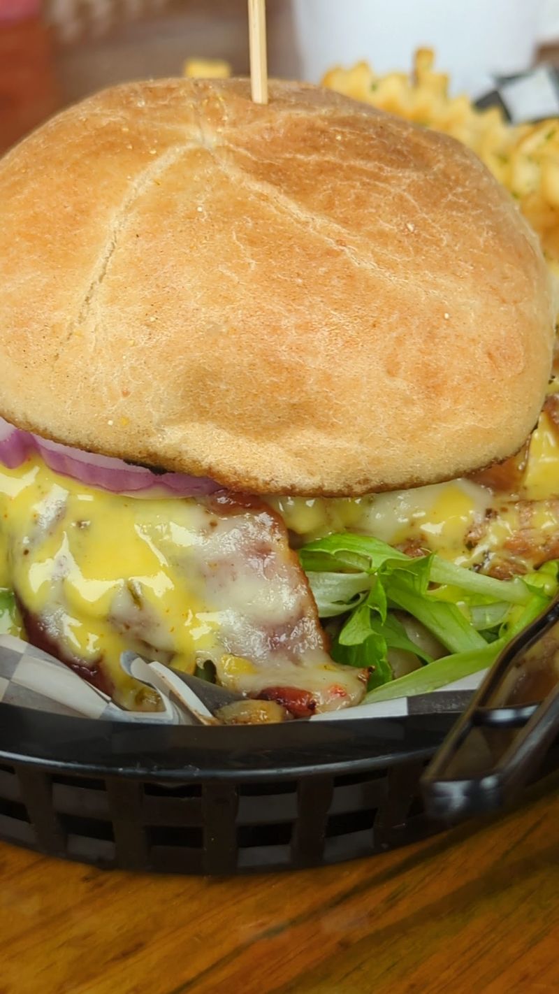 Burgers, Pretzels, And Snacks For The Landlubbers