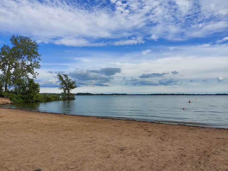 A Private Pool And Beach Just For The Camping Crowd
