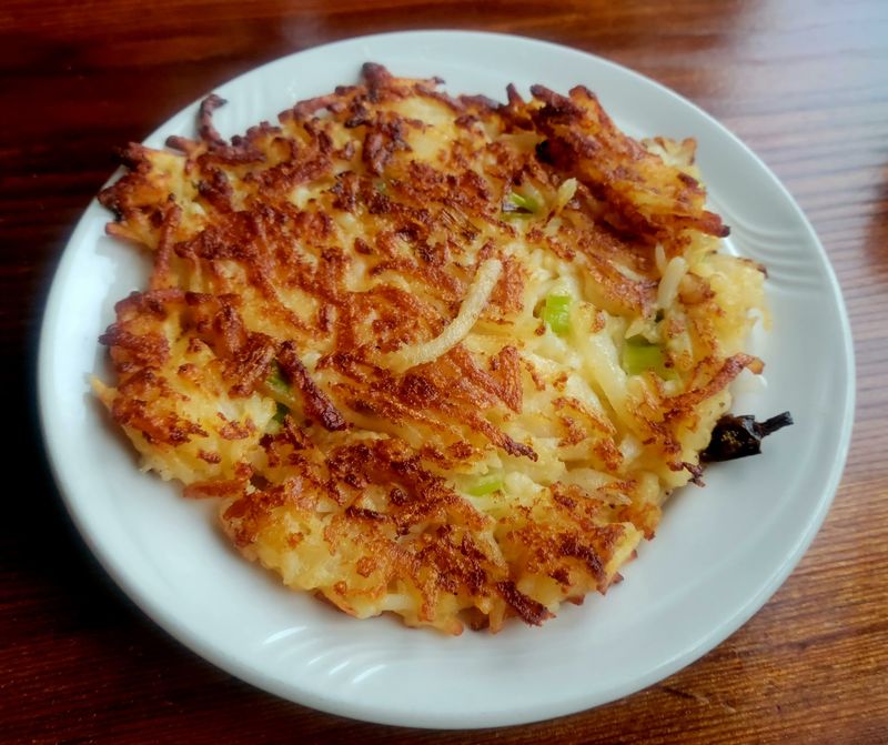 Potato Pancakes And Red Cabbage Steal Plenty Of Spotlight