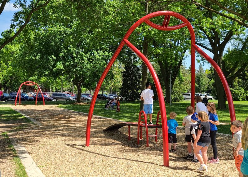 Playgrounds, A Splash Pad, And A Zip Line Keep Energy In Check