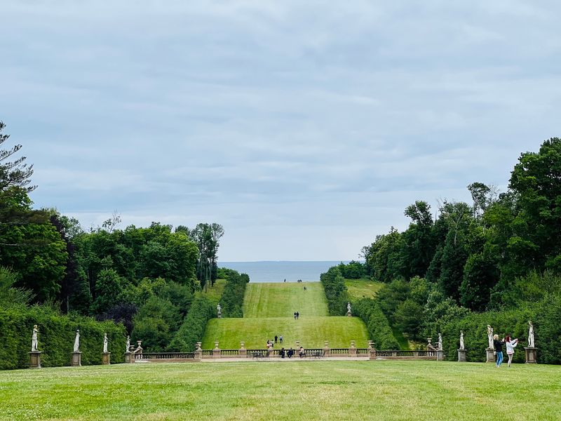 That Half-Mile Lawn Rolls Right Toward The Ocean