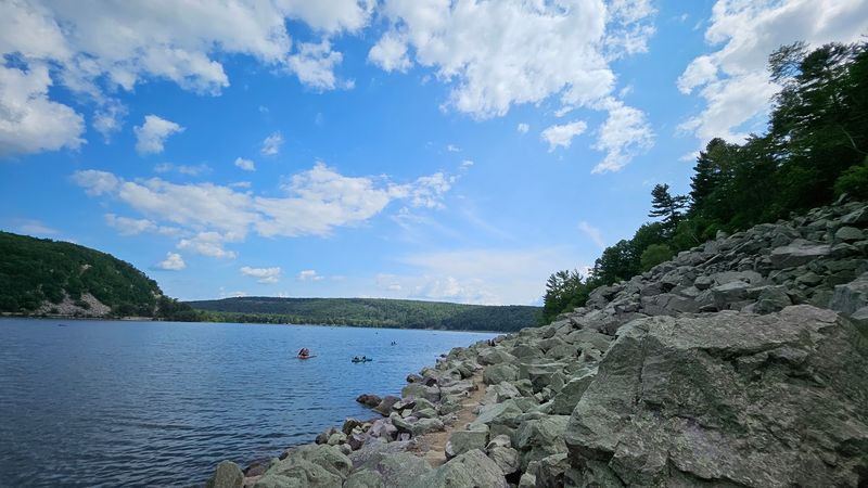 Walk the Tumbled Rocks Trail Below the Bluffs