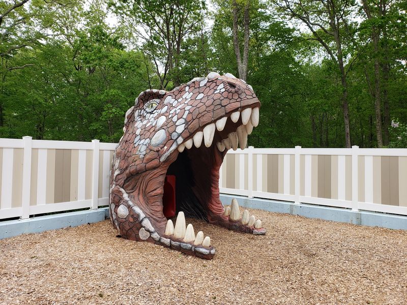 Getting Lost On Purpose Ends With A Ride Out Of A Dinosaur's Mouth
