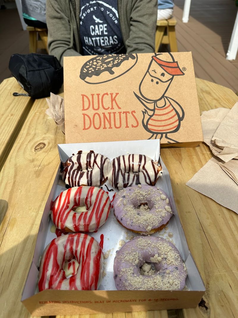Warm Doughnuts by the Water at Duck Donuts | Duck, Dare County,