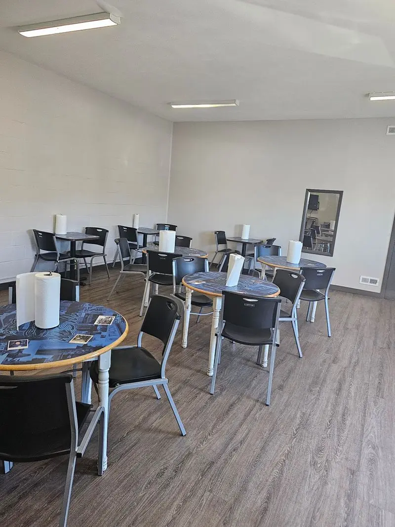 A Back Room That Feels Like School Lunch