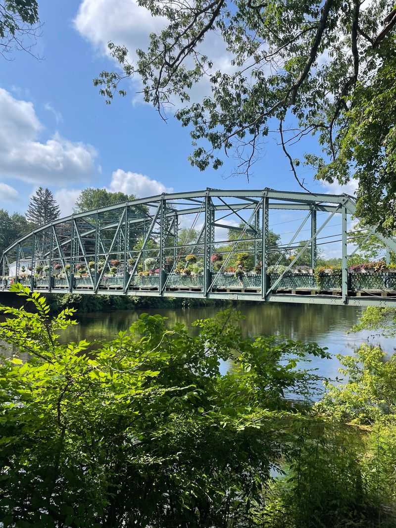 A 19th-Century Bridge Over The Farmington River