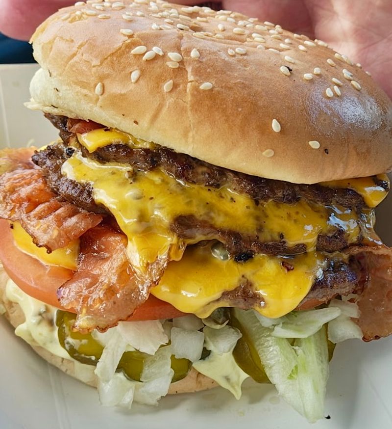 The Big Tom Burger Earns Its Two-Handed Reputation
