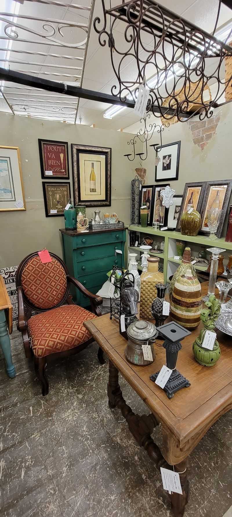 Mid-Century Chairs And Painted Dressers Await