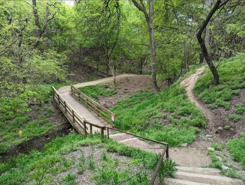 A Shady Little Trail That Follows The Old Rail Line