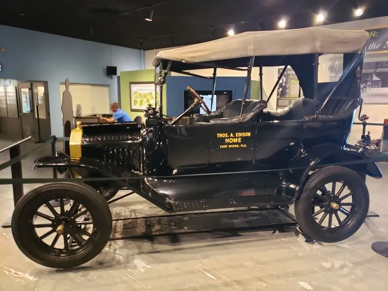 Old Cars And Clever Gadgets Steal The Show Indoors