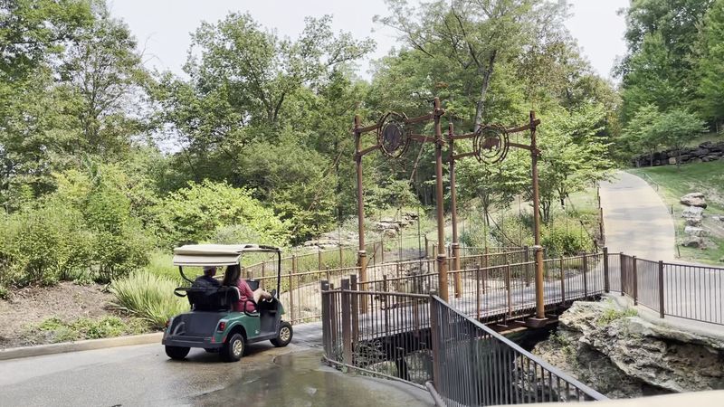 A Golf Cart Trail Perched Near the Arkansas Line