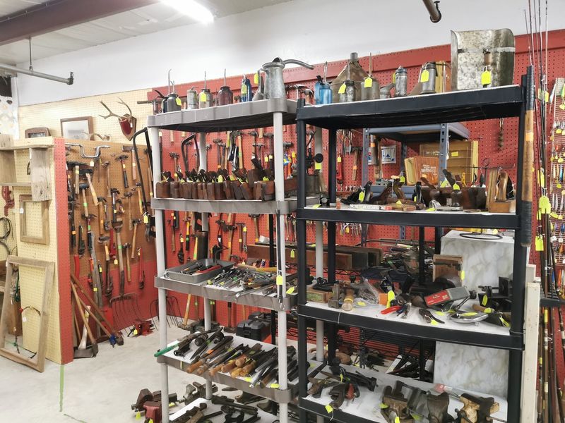 Military Pieces and Old Tools for the Garage Crowd