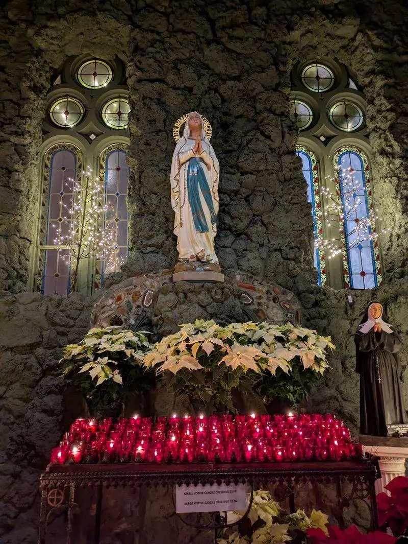 See the Lourdes Grotto Inspired by a Famous French Shrine
