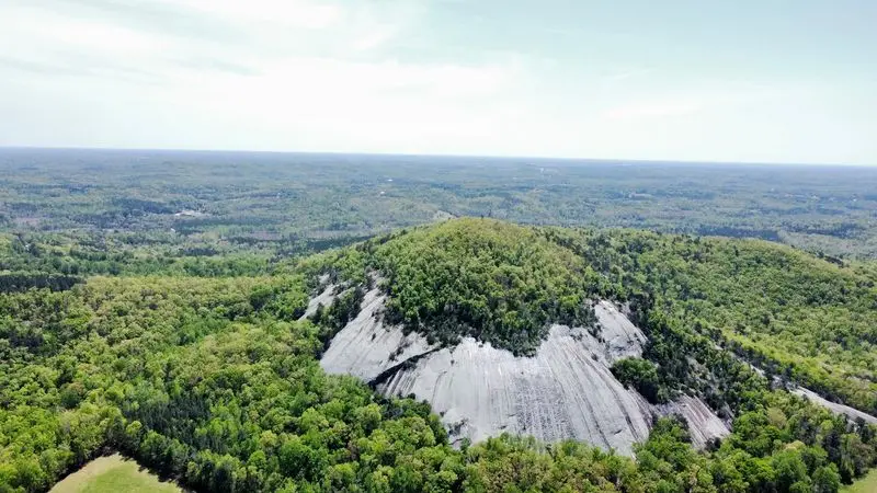 See the Rocky Side of Glassy Mountain