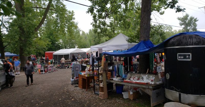 Roughly 100 Vendors Means You Should Wear Real Shoes
