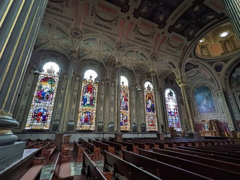 Stained Glass That Climbs All The Way Up
