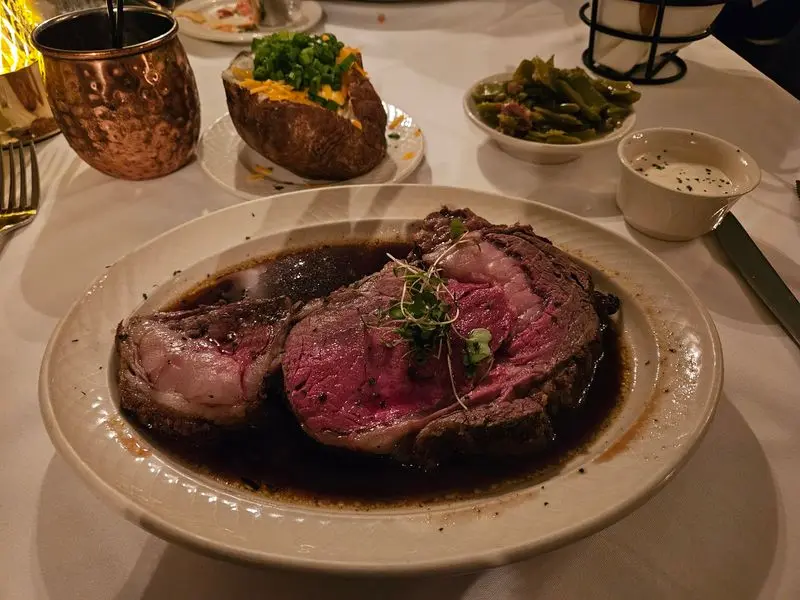 Pork, Fish, And Steak For The Rest Of The Table