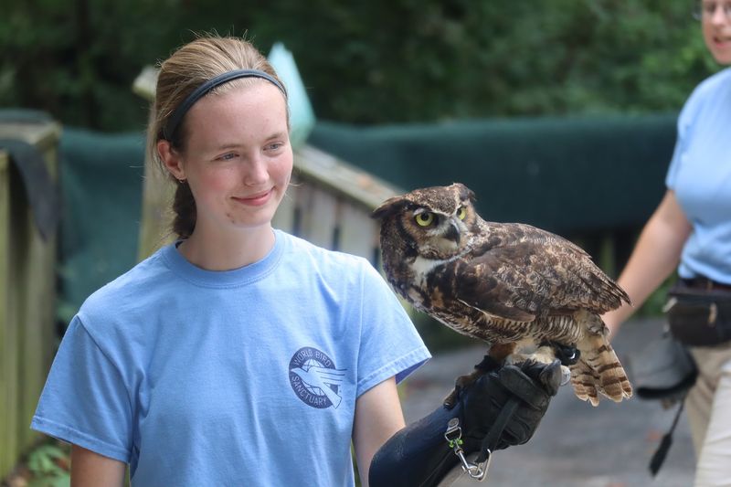 You Can Actually Hold A Raptor Here