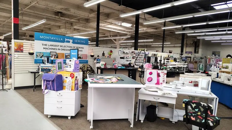 A Sewing Machine Shop Hiding Inside