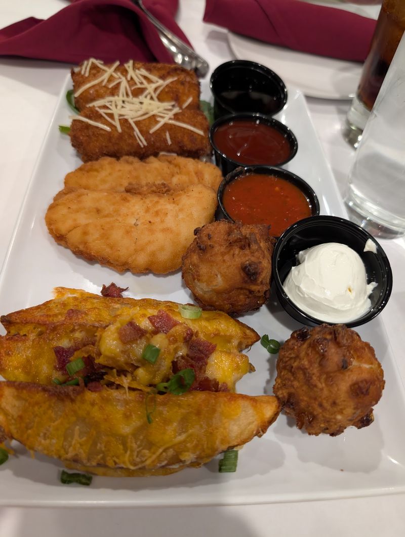 Corn Fritters And A Salad Bar Make Waiting Easy
