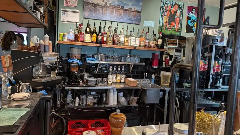 A Self-Serve Coffee Bar Makes Waiting Way Easier