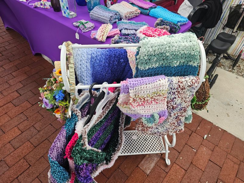 Handmade Treasures Hide Between The Veggies