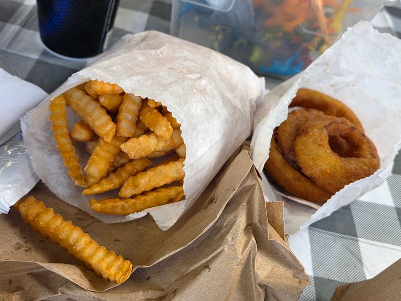 Tots, Crinkle Fries, And A Basket Of Cod