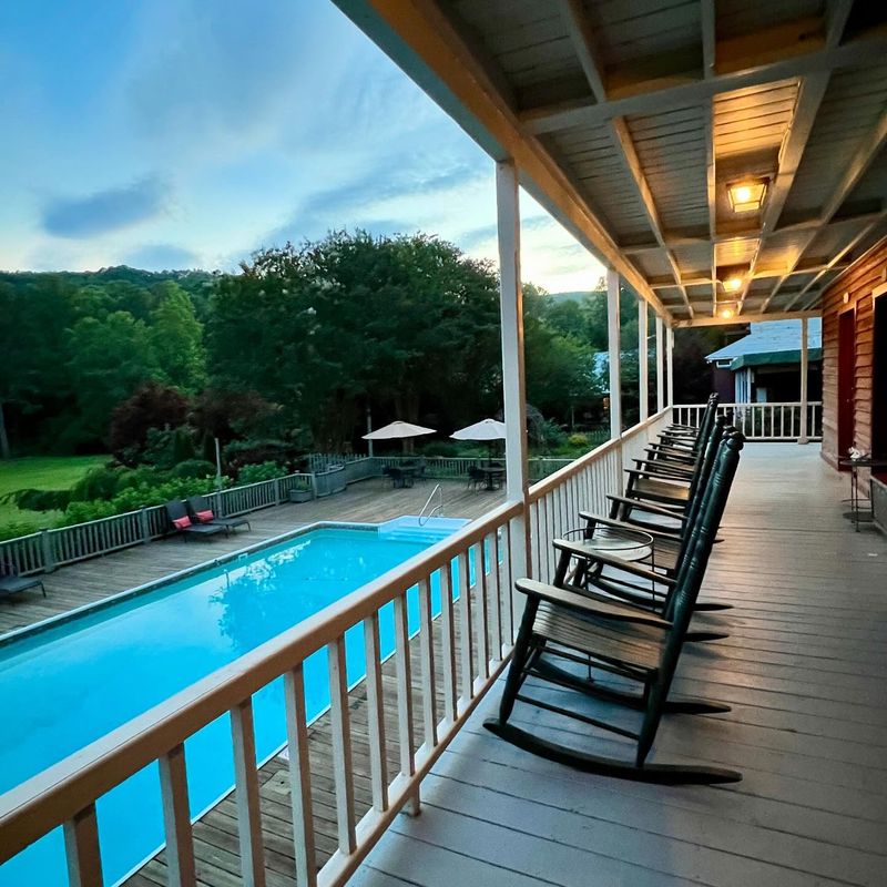 Rocking Chairs Wait Outside Every Single Room