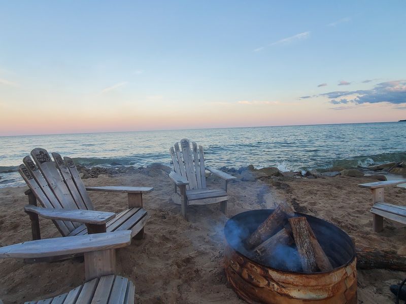 Gather Around A Beach Bonfire