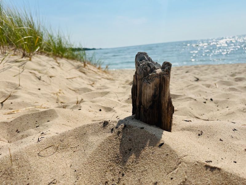 Trade Pebbles for Sand at Sand Dunes Beach
