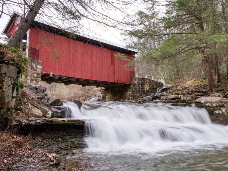 Historic Packsaddle Covered Bridge