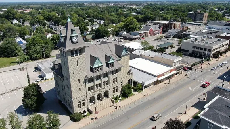 Downtown Streets With A Courthouse Square Feel