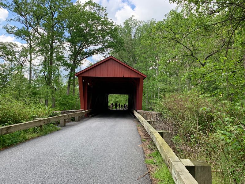 A Quiet Country Road Ends At Maryland's Last Rattling Covered Bridge