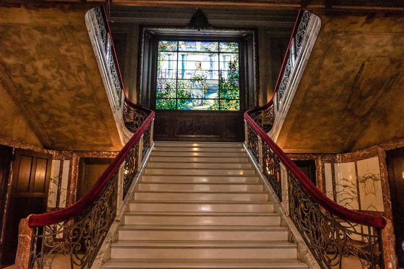 The Staircase Has A Remarkable Portrait Waiting Above It