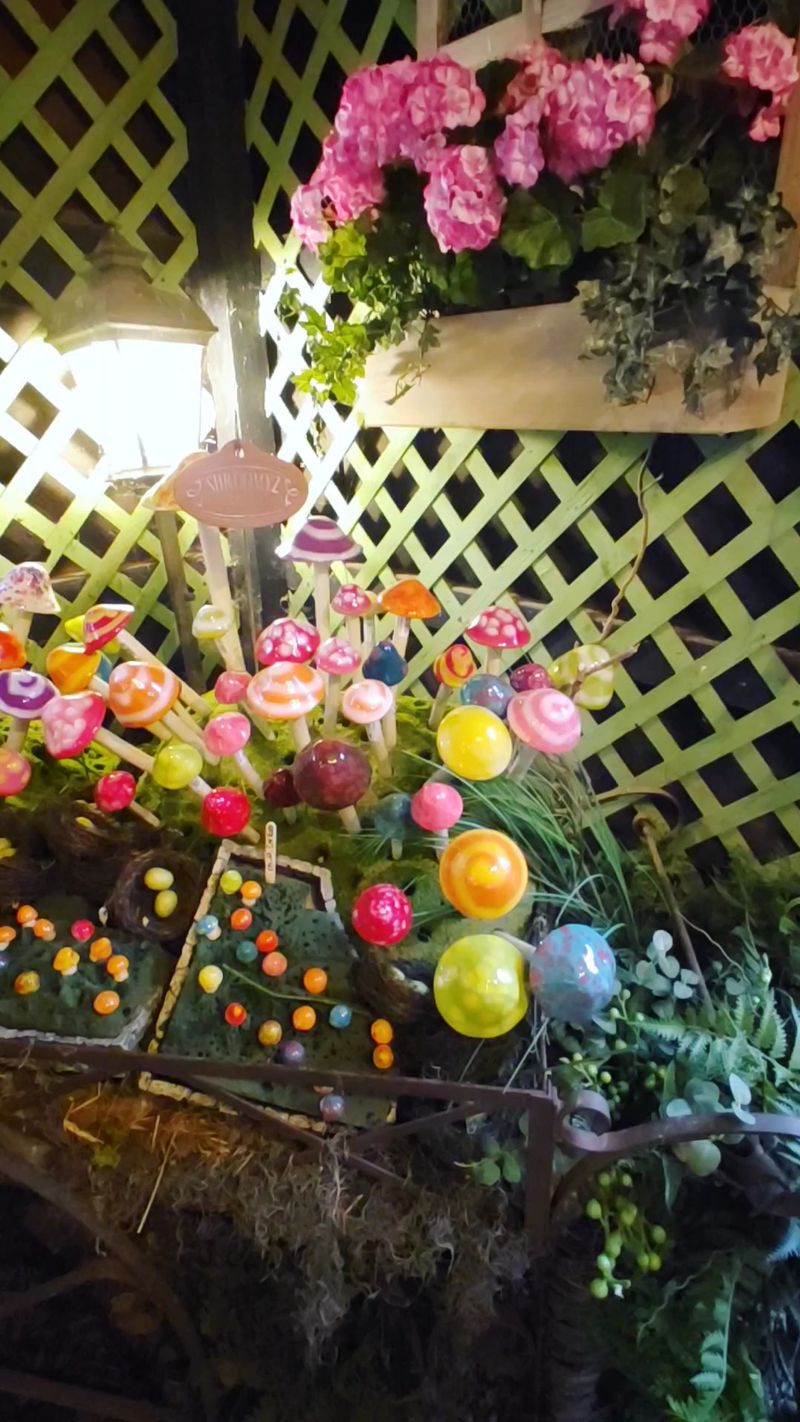 Wind Chimes, Mushrooms, And A Garden Full Of Whimsy