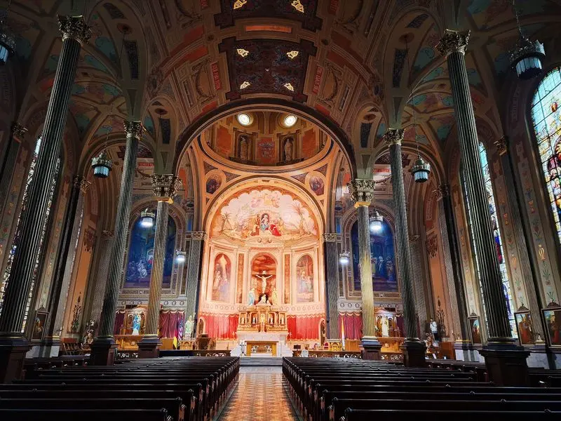 Frescoes From 1890 Still Covering The Walls
