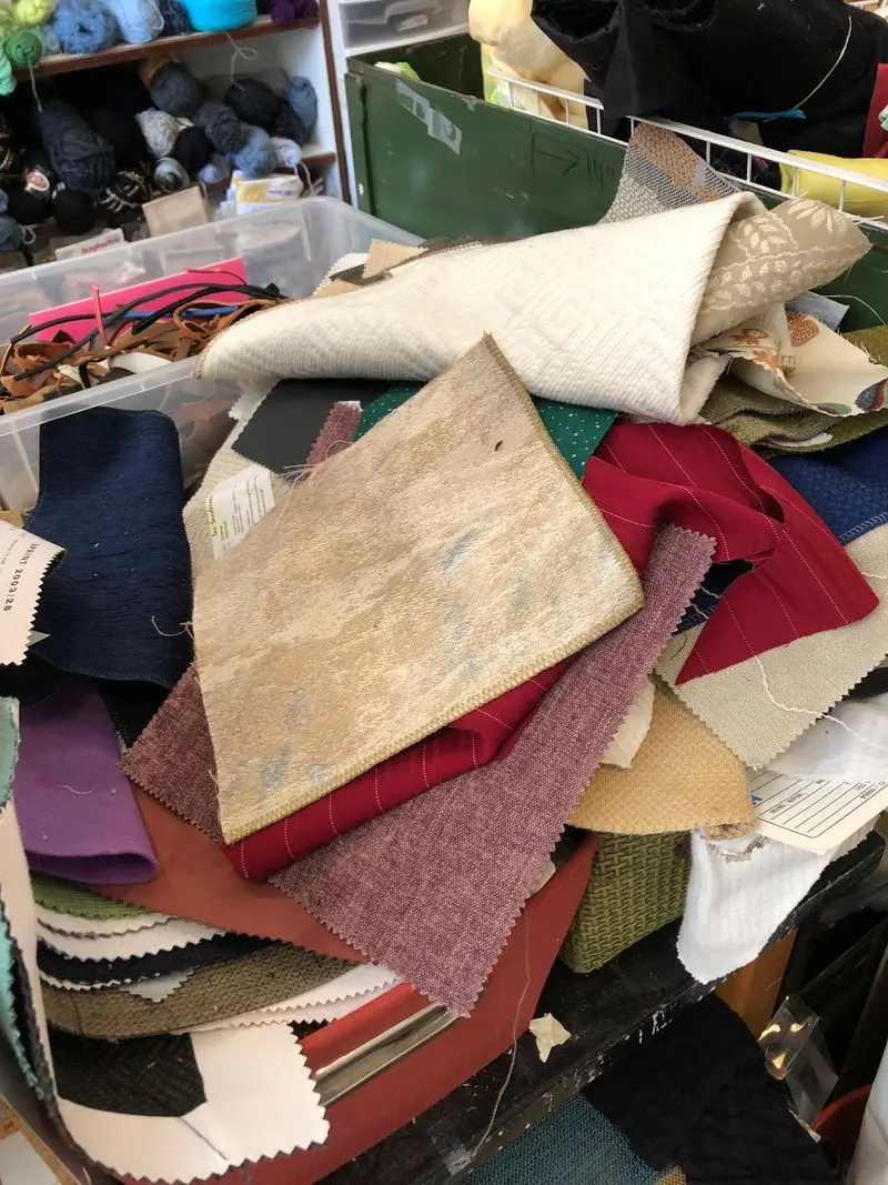 Fabric Scraps And Sewing Notions Get A Second Act